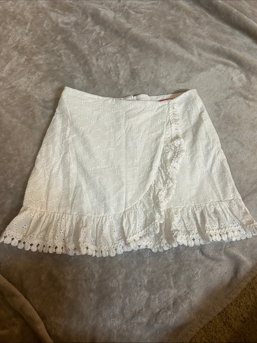 Lilly Pulitzer Ellia eyelet skort in white